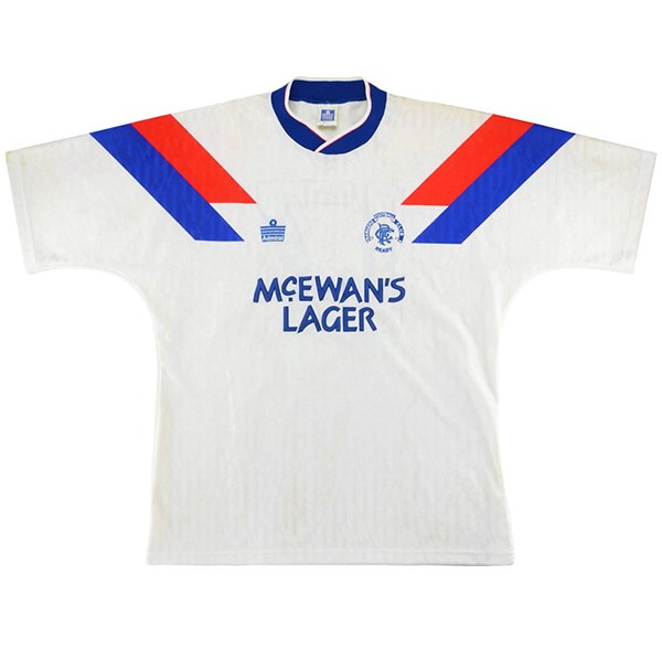 Tailandia Camiseta Rangers 2ª Retro 1990 1992 Blanco